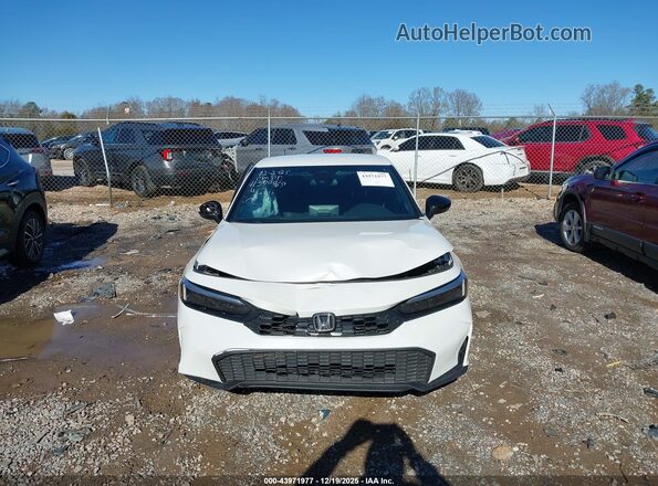 2HGFE2F52SH579969 2025 HONDA CIVIC White ხელსაწყოთა პანელის ხედი