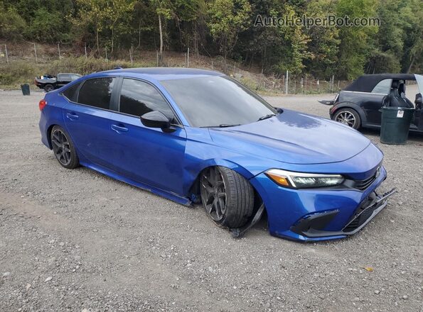 2HGFE2F53RH512081 2024 HONDA CIVIC Blue Przód prawy