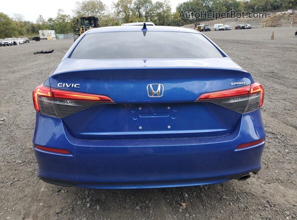 2HGFE2F53RH512081 2024 HONDA CIVIC Blue Widok z tyłu