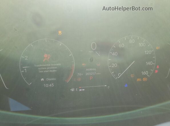 2HGFE2F56NH511999 2022 HONDA CIVIC Белый Вид щитка приборов