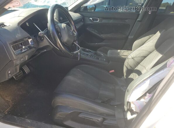2HGFE2F56NH511999 2022 HONDA CIVIC Белый Вид салона спереди
