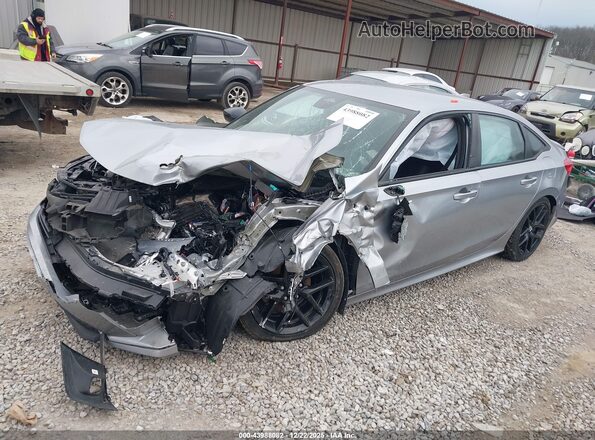 2HGFE2F58PH545543 2023 HONDA CIVIC Gray Przód lewy
