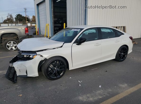 2HGFE2F59TH524212 2026 HONDA CIVIC White წინა მარცხენა ხედი სამი მეოთხედიდან
