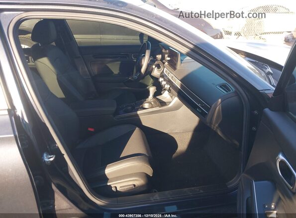 2HGFE4F80SH331743 2025 HONDA CIVIC HYBRID Black Widok wnętrza z przodu