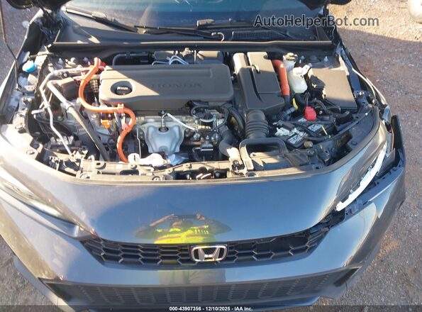 2HGFE4F80SH331743 2025 HONDA CIVIC HYBRID Black Widok z tyłu