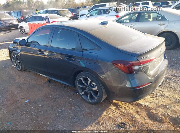 2HGFE4F80SH331743 2025 HONDA CIVIC HYBRID Black Tył lewy
