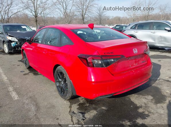 2HGFE4F80TH310229 2026 HONDA CIVIC HYBRID Red უკანა მარცხენა