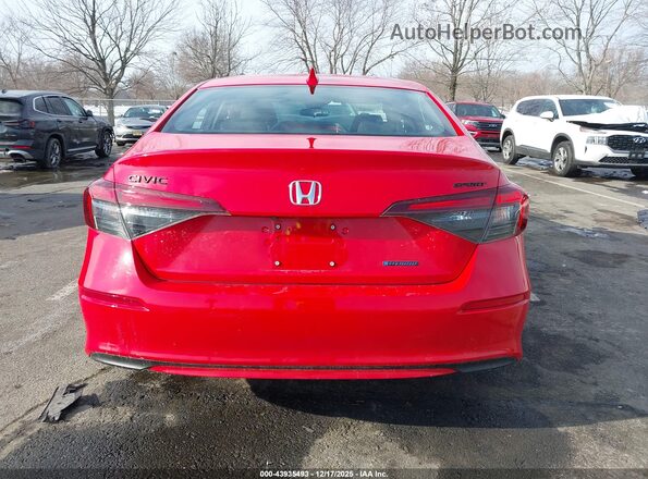 2HGFE4F80TH310229 2026 HONDA CIVIC HYBRID Red 