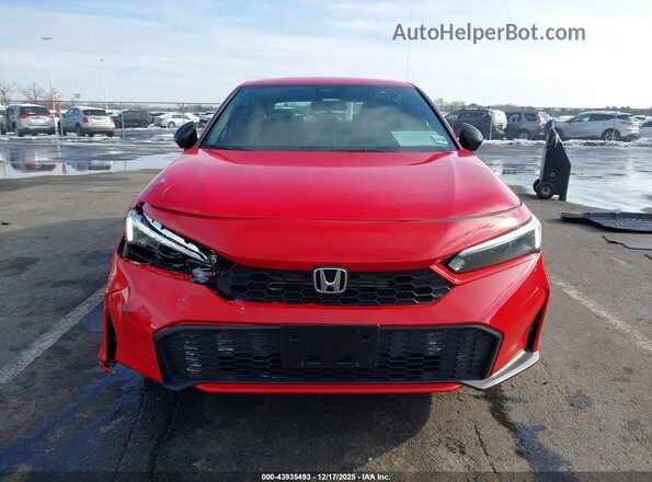 2HGFE4F80TH310229 2026 HONDA CIVIC HYBRID Red წინა პანელის ხედი