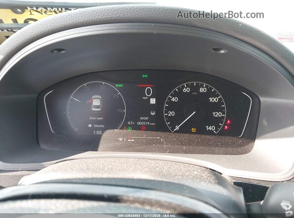 2HGFE4F80TH310229 2026 HONDA CIVIC HYBRID Red უკანა სავარძლების ხედი