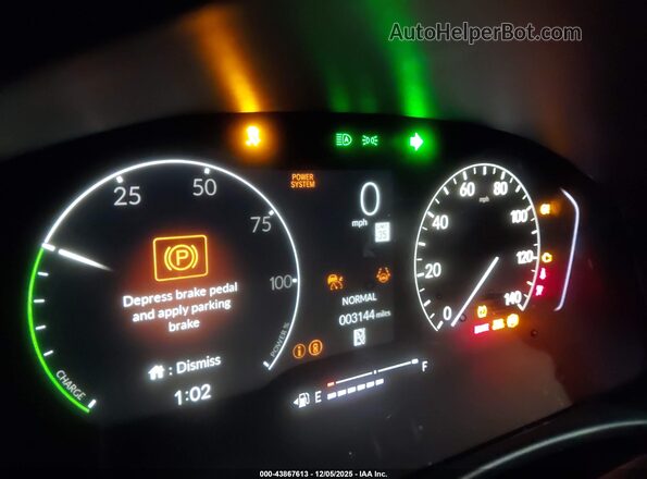 2HGFE4F83TH310080 2026 HONDA CIVIC HYBRID Gray Панорамний вид салону 360°