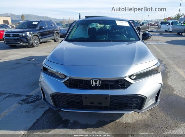 2HGFE4F84SH333480 2025 HONDA CIVIC HYBRID Серебряный Вид панели приборов