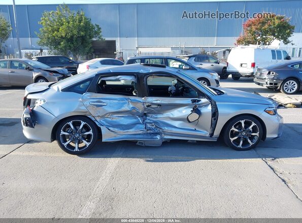 2HGFE4F84SH333480 2025 HONDA CIVIC HYBRID Серебряный Вид щитка приборов