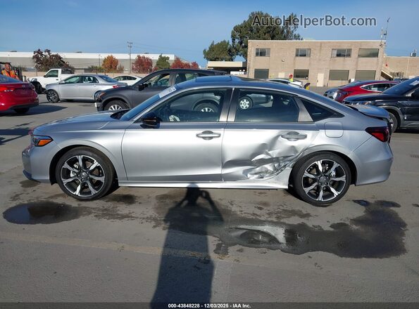 2HGFE4F84SH333480 2025 HONDA CIVIC HYBRID Серебряный Вид задней части салона