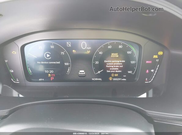 2HGFE4F87TH301172 2026 HONDA CIVIC HYBRID White უკანა სავარძლების ხედი