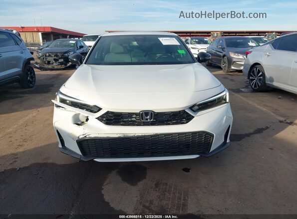 2HGFE4F87TH301172 2026 HONDA CIVIC HYBRID White ხელსაწყოთა პანელის ხედი