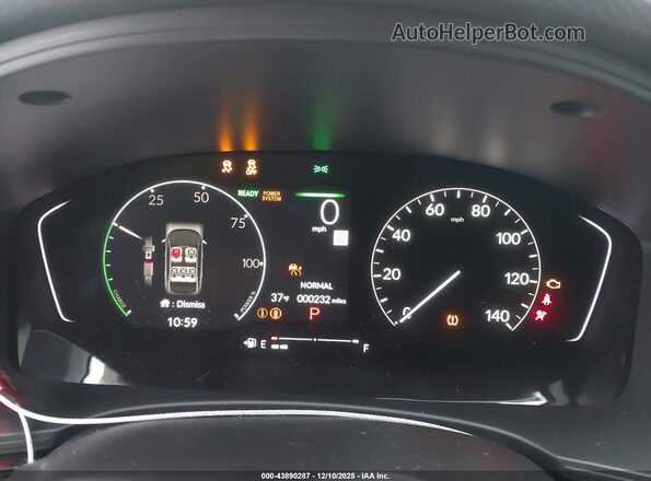 2HGFE4F87TH311717 2026 HONDA CIVIC HYBRID Черный Вид задних сидений