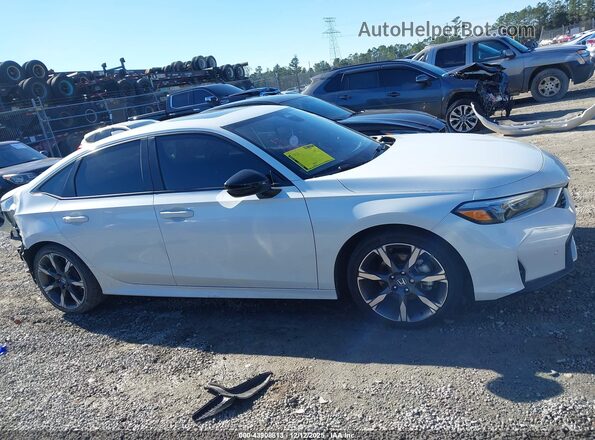 2HGFE4F88SH304855 2025 HONDA CIVIC HYBRID Белый Панорамный вид салона 360°