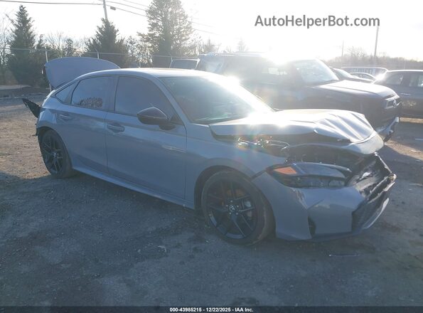 2HGFE4F88SH313166 2025 HONDA CIVIC HYBRID Серый Передняя правая четверть
