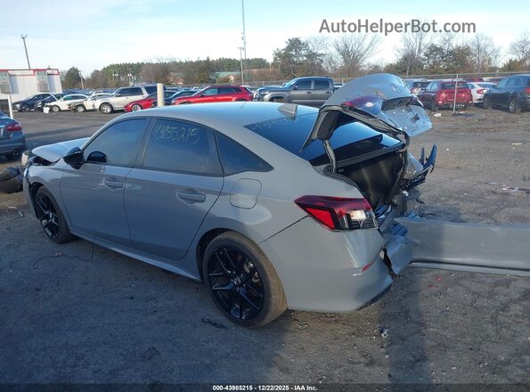 2HGFE4F88SH313166 2025 HONDA CIVIC HYBRID Серый Задняя левая четверть