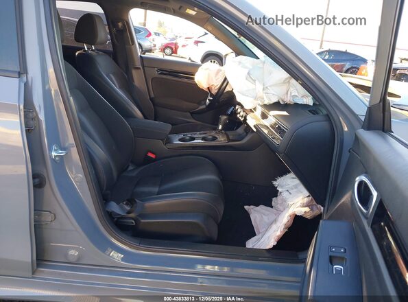 2HGFE4F8XSH307496 2025 HONDA CIVIC HYBRID Серый Вид салона спереди