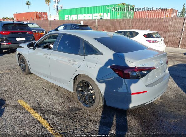 2HGFE4F8XSH307496 2025 HONDA CIVIC HYBRID Серый Задняя левая четверть