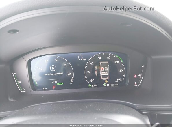 2HGFE4F8XTH320962 2026 HONDA CIVIC HYBRID Black Հետևի նստատեղերի տեսք
