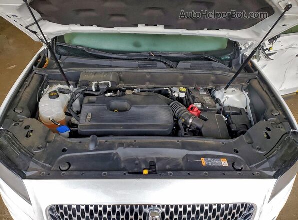 2LMPJ6K95MBL10708 2021 LINCOLN NAUTILUS Белый Вид подкапотного пространства