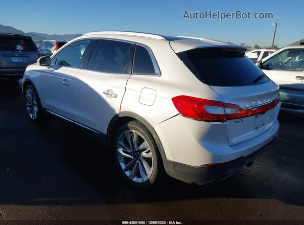 2LMPJ6LP3JBL41917 2018 LINCOLN MKX White უკანა მარცხენა
