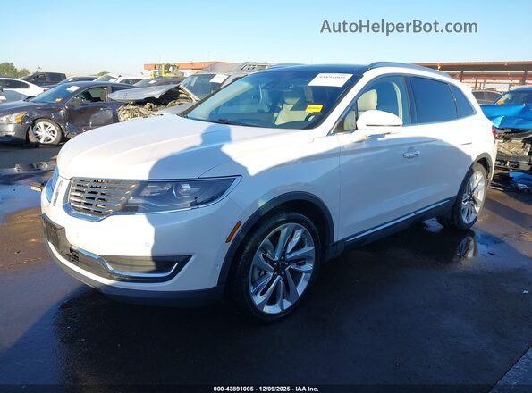 2LMPJ6LP3JBL41917 2018 LINCOLN MKX White წინა მარცხენა ხედი სამი მეოთხედიდან