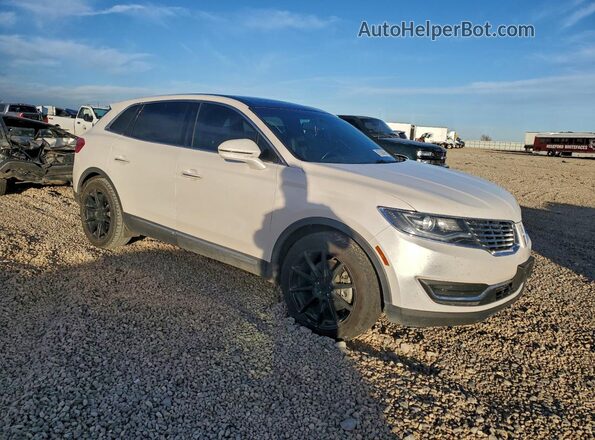 2LMPJ6LR2HBL14106 2017 LINCOLN MKX Белый Передняя правая четверть
