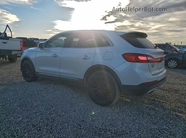 2LMPJ6LR2HBL14106 2017 LINCOLN MKX Белый Задняя левая четверть