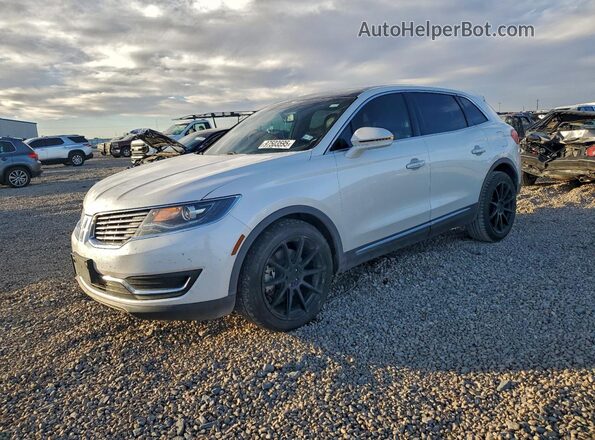 2LMPJ6LR2HBL14106 2017 LINCOLN MKX Белый Передняя левая четверть