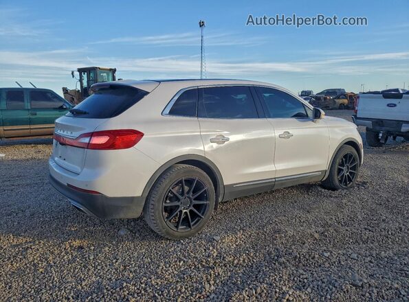 2LMPJ6LR2HBL14106 2017 LINCOLN MKX Белый Задняя правая четверть