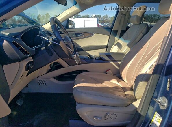 2LMPJ6LR4JBL11844 2018 LINCOLN MKX Синий Вид салона спереди