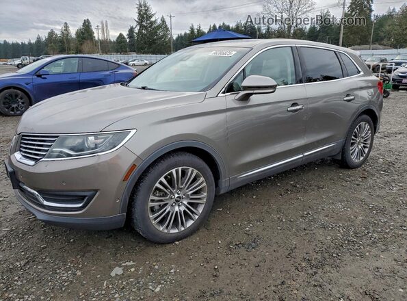 2LMPJ6LR5HBL34477 2017 LINCOLN MKX Tan Przód lewy