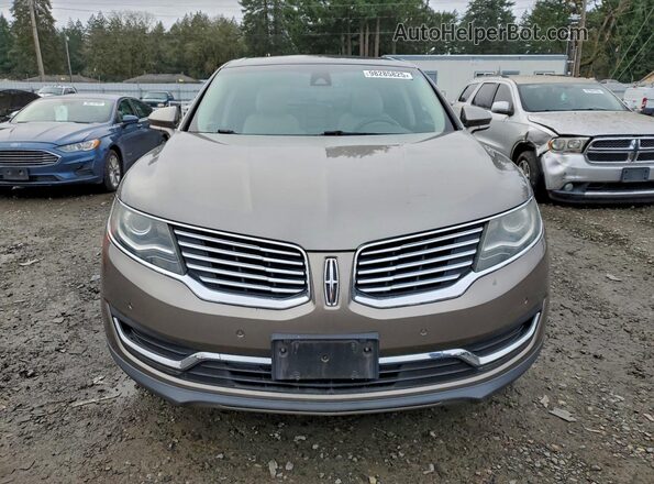 2LMPJ6LR5HBL34477 2017 LINCOLN MKX Tan Widok z przodu