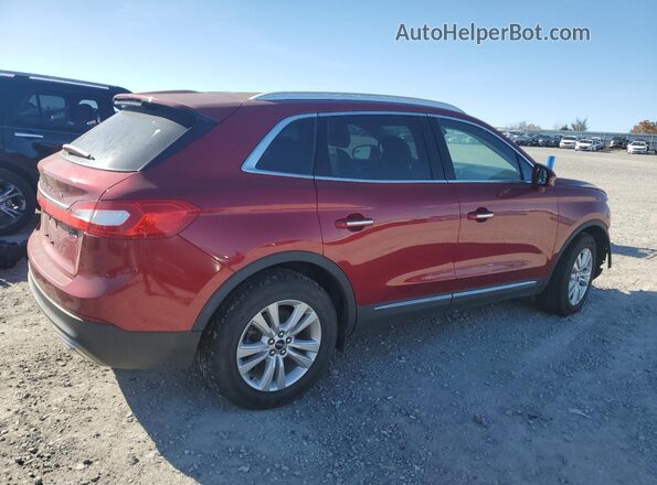 2LMPJ8JP0HBL52561 2017 LINCOLN MKX Красный Задняя правая четверть