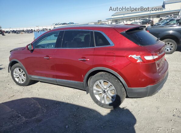 2LMPJ8JP0HBL52561 2017 LINCOLN MKX Красный Задняя левая четверть