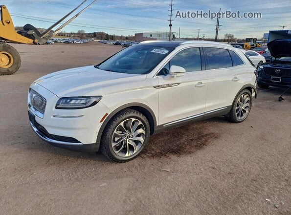2LMPJ8K93MBL16728 2021 LINCOLN NAUTILUS Белый Передняя левая четверть