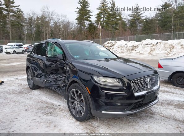 2LMPJ8K94MBL12610 2021 LINCOLN NAUTILUS Black Przód prawy