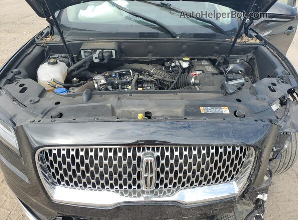 2LMPJ8KP4MBL00567 2021 LINCOLN NAUTILUS Black Widok komory silnika