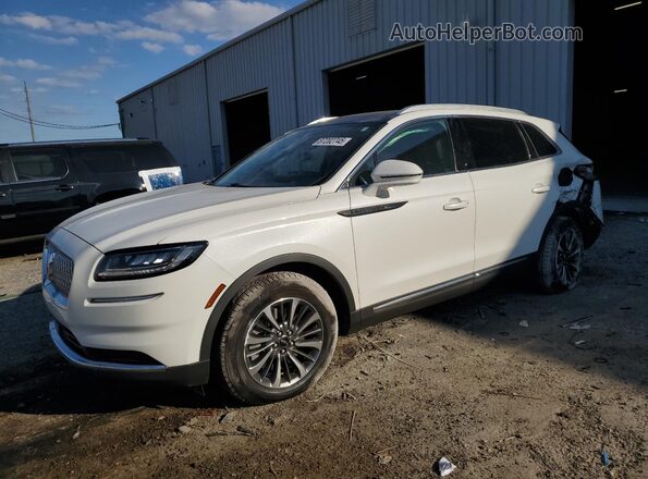 2LMPJ8KP8NBL10133 2022 LINCOLN NAUTILUS White Vista tres cuartos delantera izquierda