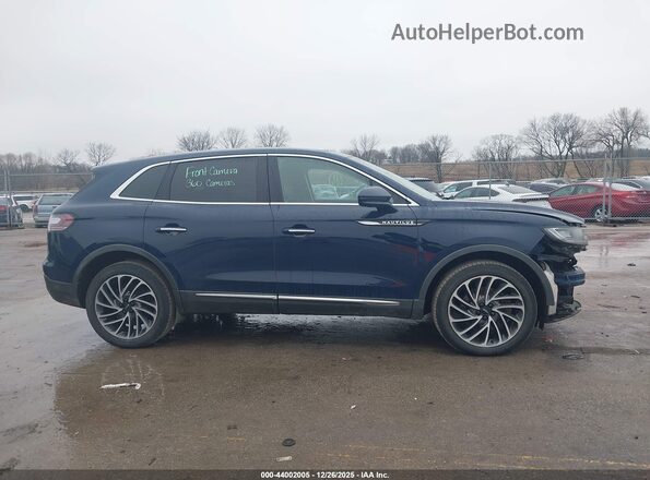2LMPJ8LP0KBL43251 2019 LINCOLN NAUTILUS Navy Սալոնի հետևի տեսք