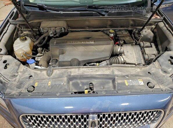 2LMPJ8LPXKBL31933 2019 LINCOLN NAUTILUS Blue Շարժիչի բաժամունքի տեսք