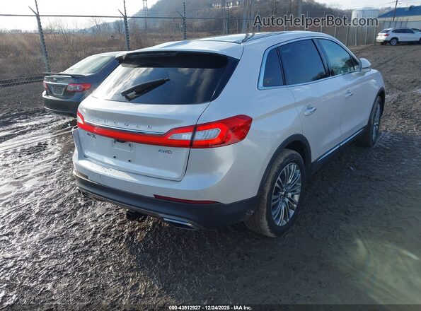 2LMPJ8LR3JBL46595 2018 LINCOLN MKX White უკანა მარჯვენა