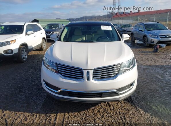 2LMPJ8LR3JBL46595 2018 LINCOLN MKX White უკანა სალონის ხედი