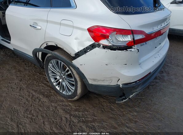 2LMPJ8LR3JBL46595 2018 LINCOLN MKX White წინა ხედი