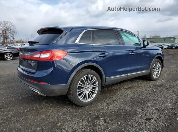 2LMPJ8LR8JBL42347 2018 LINCOLN MKX Blue უკანა მარჯვენა