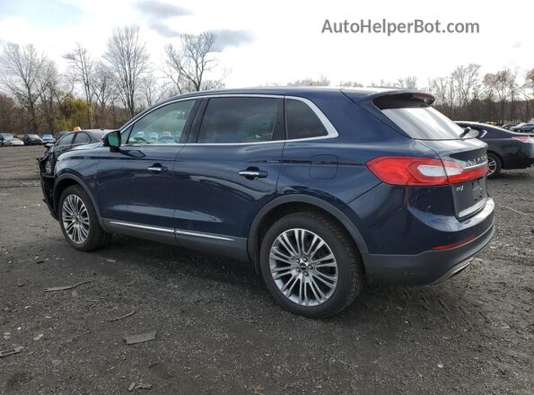 2LMPJ8LR8JBL42347 2018 LINCOLN MKX Blue უკანა მარცხენა